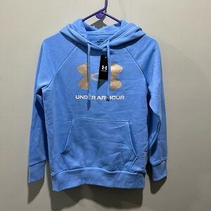 NWT under Armour hoodie size extra small blue color